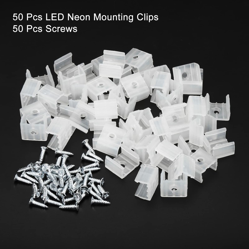MECCANIXITY Waterproof LED Strip Mounting Clips Holder Mounting Bracket Support