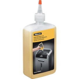 Fellowes Powershred Performance Shredder Oil, 12 oz. Extended Nozzle Bottle