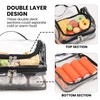 BORMELUN Clear Lunch Bag for work Transparent See Through Lunch