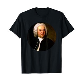 Johann Sebastian Bach Composer Portrait T-Shirt T-Shirt
