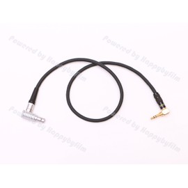 Angled 3.5mm to 0B 5 Pin Time Code TC Cable for Arri,Sound Devices,Tentacl e Sync