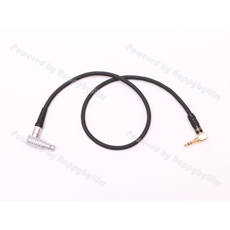 Angled 3.5mm to 0B 5 Pin Time Code TC Cable