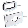 RUXIFEY Roof Cab Marker Light Gasket Clearance Running Lamp Seal