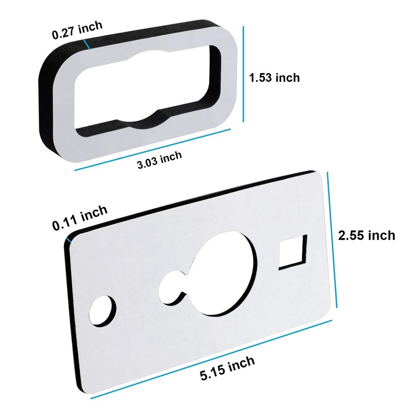 RUXIFEY Roof Cab Marker Light Gasket Clearance Running Lamp Seal