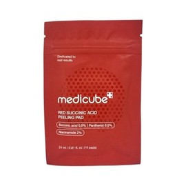 Medicube Today's Shipment Medicube Red Succinic Acid Pads 10 Sheets / 오늘출발 메디큐브 레드 석시닉 애씨드 패드 10매