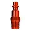 Tru-Flate 12-224R I/M Style Red Aluminum Male Plug, 10 Pack