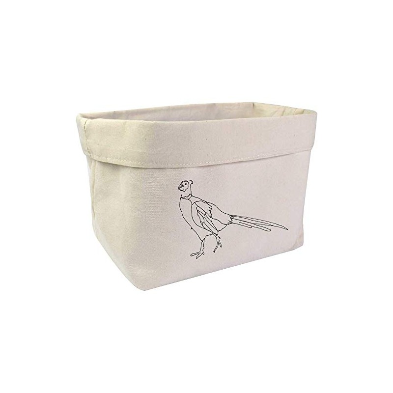 Large 'Pheasant Bird' Canvas Organiser/Storage Bag (OR00004962)