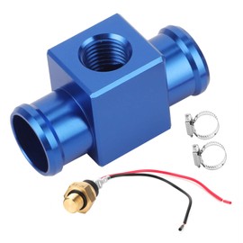 EBTOOLS Water Temperature Switch Motorcycle Thermostat Water Temperature Switch Radiator Coolant Fan Temp Sensor Replacement for Motorcycle ATV Off-Road Vehicle(Blue)
