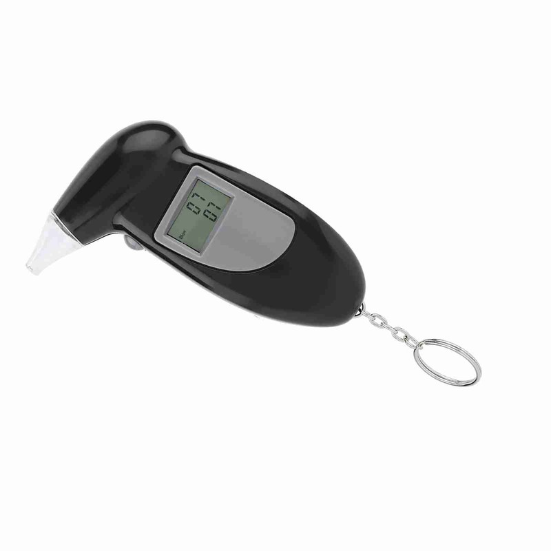 Digital LCD Screen Alcohol Breath Tester Portable Keychain Breath Analyzer