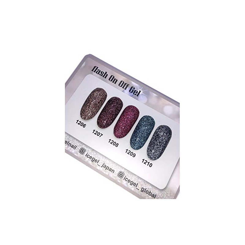NashlyNails ICEGEL Flash On/Off Gel Polish 1208-1207 (1209 Blue)