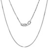 JEWELHEART 14K Solid Gold Box Chain - Dainty 0.45mm Thin