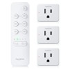 HAPYTHDA Timer Outlet Plug, 15A/1500W Remote Control Outlet, 500ft Range