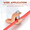 Landhoow 10 Pack Lay in Connector Pool Bonding Lug Copper