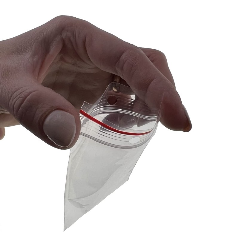 Resealable Clear Ziplock Bags with Holes | Plastic Bags |
