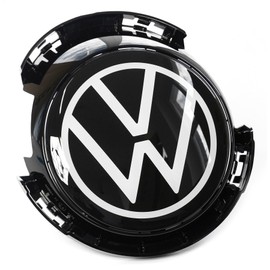 Volkswagen 14A853600AWA Logo Emblem Front Sign, Black/White