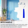 10PCS Paint Rollers, Microfiber Small Paint Roller with Handle, 4