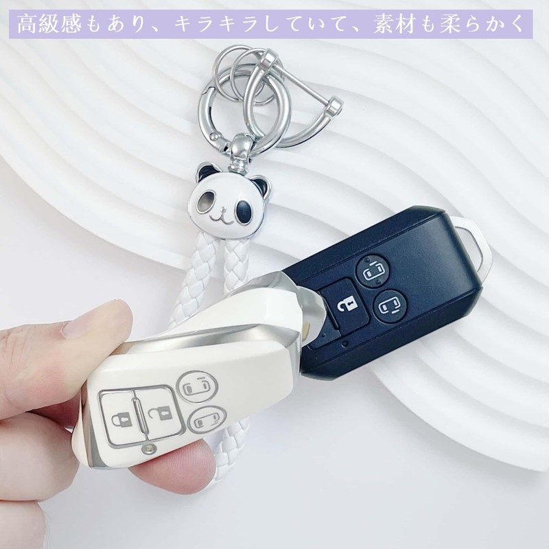 HOYZE Spacia Key Case, Compatible with Suzuki Spacia Custom, Flare