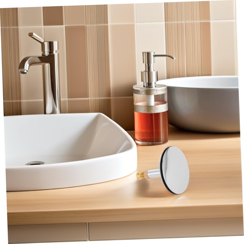 Operitacx 2pcs Manual Bathtub Drain Stopper Leak Plug for Wash