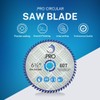 .PRO 165mm Circular Saw Blade - 60T Carbide-Tipped, 20mm Bore