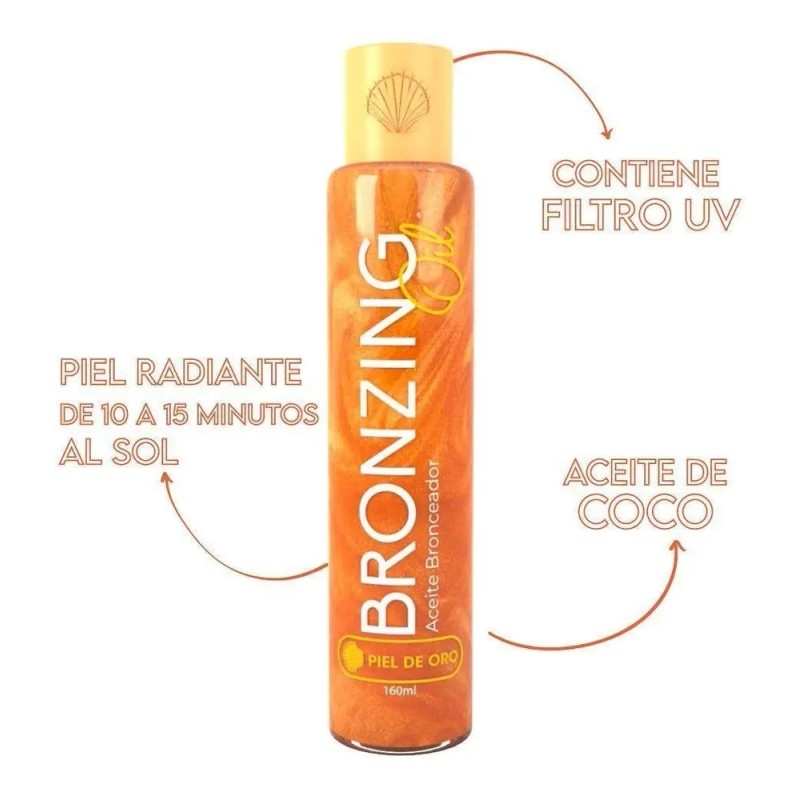 Aceite Bronceador Bronzing Oil Piel De Oro / Syam +