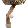 Penn-Plax Luxury Cat Tree | Pear Wood Tower with Scratching