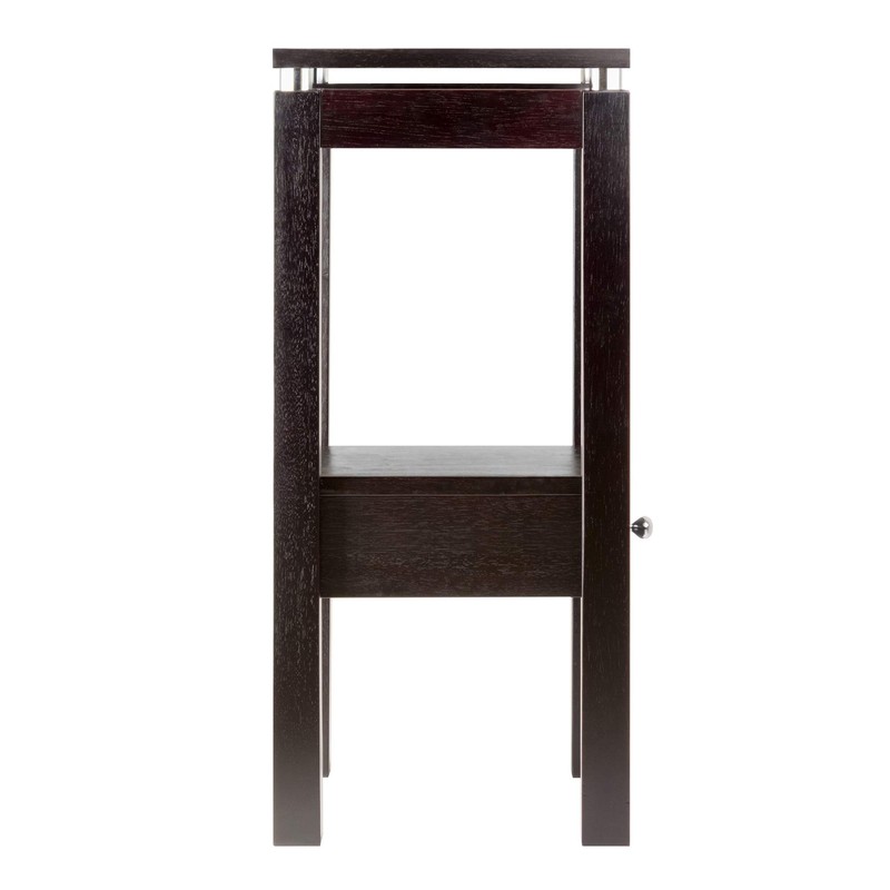 Winsome Wood Linea Accent Table, Espresso