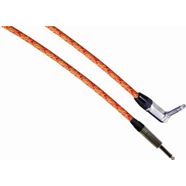 FIRE Designer Series Guitar Cables 10 ft. STRAIGHT to RIGHT ANGLE