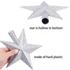 Livder 8 Inches Christmas Tree Top Crown Glitter Star Decoration