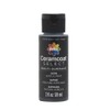 Delta Creative 04039 Ceramcoat Select Multi-Surface Paint, 2 oz, Black