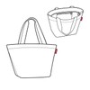 reisenthel Unisex Adults’ Bolsa compra M Viola Yellow Shopping Bag