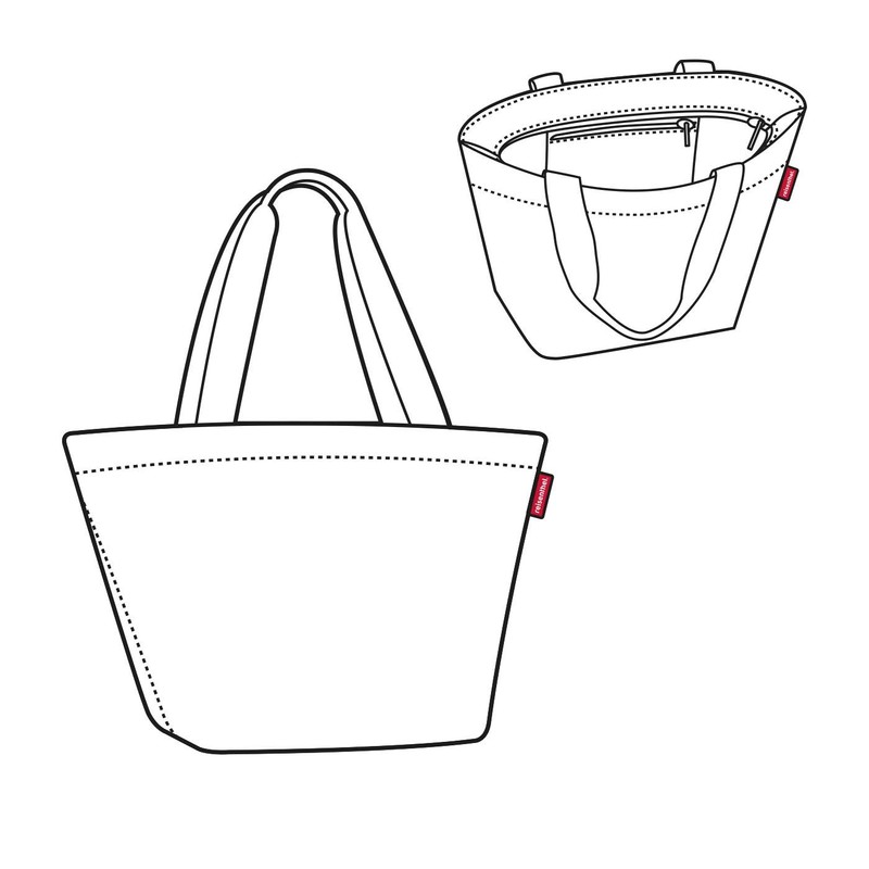 reisenthel Unisex Adults’ Bolsa compra M Viola Yellow Shopping Bag