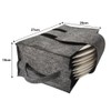 Caravan Plate Holder Camping Dinnerware Storage Felt Bag with Handles