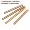 Qrity Pack of 10 Threaded Rods, M10 x 70 mm