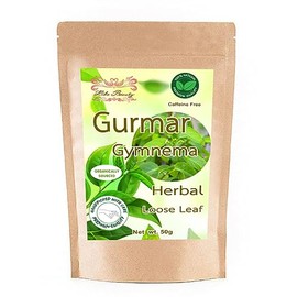 Hida Beauty Gurmar Gymnema Sylvestre Tea 1.76 Ounce Dried Loose Leaf Natural Original flavor
