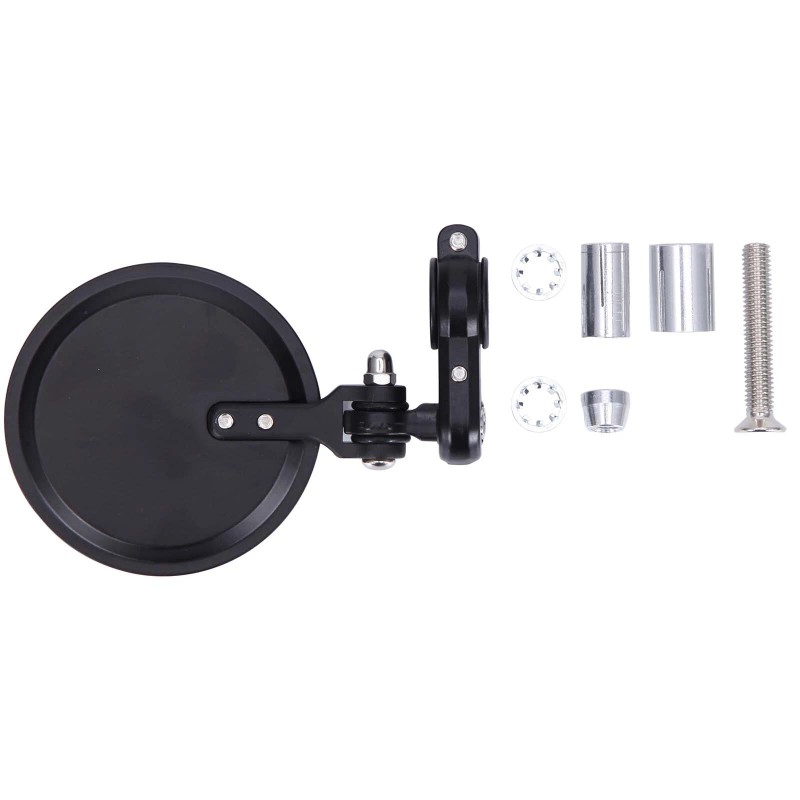 KEEPDSGN 2x 7/8" Round Motorcycle Handle Bar End Mirrors For