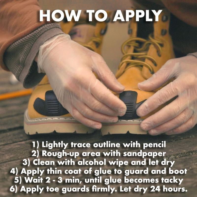 JobSite Heavy Duty Boot Toe Guards - Boot Toe Protector
