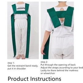 Elderly Bed Strap Dementia Patient Wheelchair Belt Anti-Fall Torso Support Vest Harness Band for Elderly Bedridden