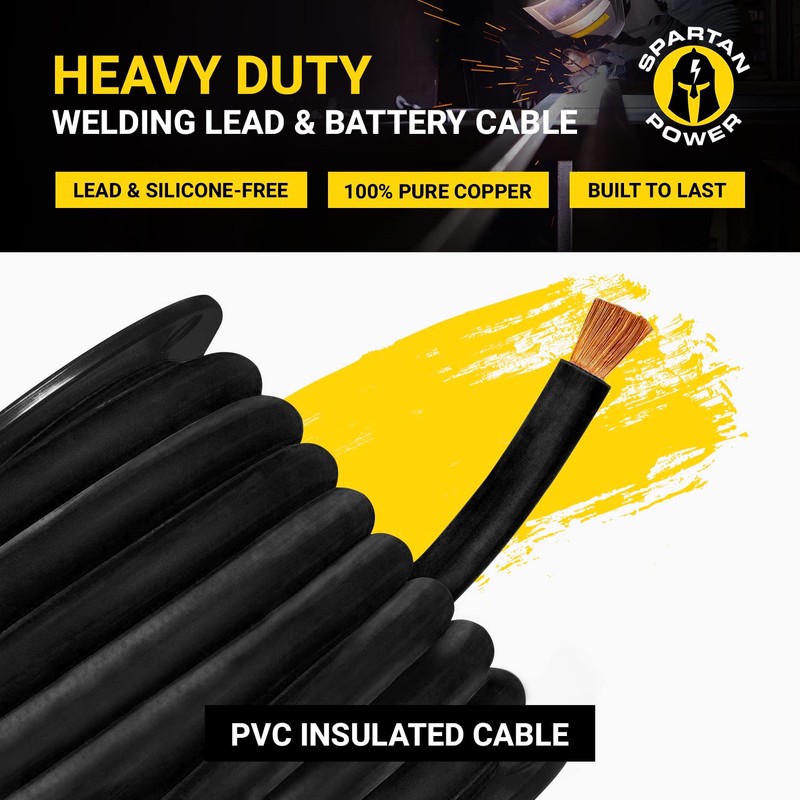 Spartan Power Welding Lead & Car Battery Cable - DIY