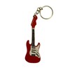 FTWDesign Electric Guitar Keyring in Red, red