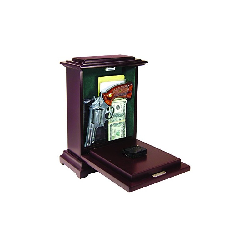 PS Products Ps Concealment Clock - Rectangle, Mahogany (Pack of