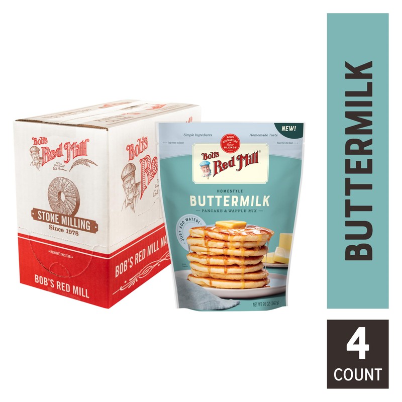 Bob's Red Mill Buttermilk Pancake Mix 4-20 oz Bags