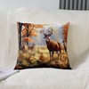 Cute Deer Pillow Cases Cushion Covers Deer Hunting Throw Pillow