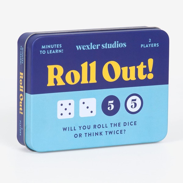 Galison Roll Out! Game – Fun, Easy to Play Dice