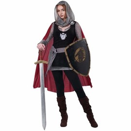 California Costumes, Ladies Knight, Women's Size X-Small, Black/Red