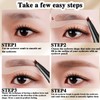 MOTIBACK 2-in-1 Brow Pen and Sealing Brow Gel with 20Pcs