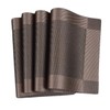 Dooppa PVC Insulation Non-slip Placemats Washable Table Mats Set of