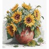 Luca-S Sunflowers Counted Cross Stitch Kit