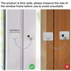 JOPHEK Pack of 2 Fridge Lock, Window Locks, Children, Fridge