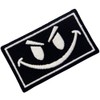Bad Smile Smiling Face Tactical Morale Patch Embroidered Glow In
