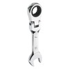HARFINGTON Flex-Head Ratcheting Combination Wrench 11mm Metric 72-Teeth CR-V Steel